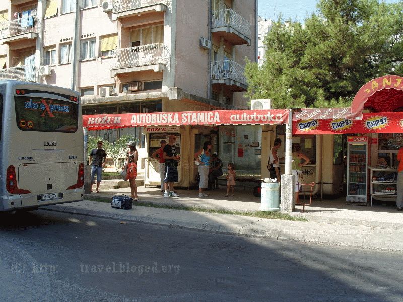 Автостанция в г. Тиват, Черногория